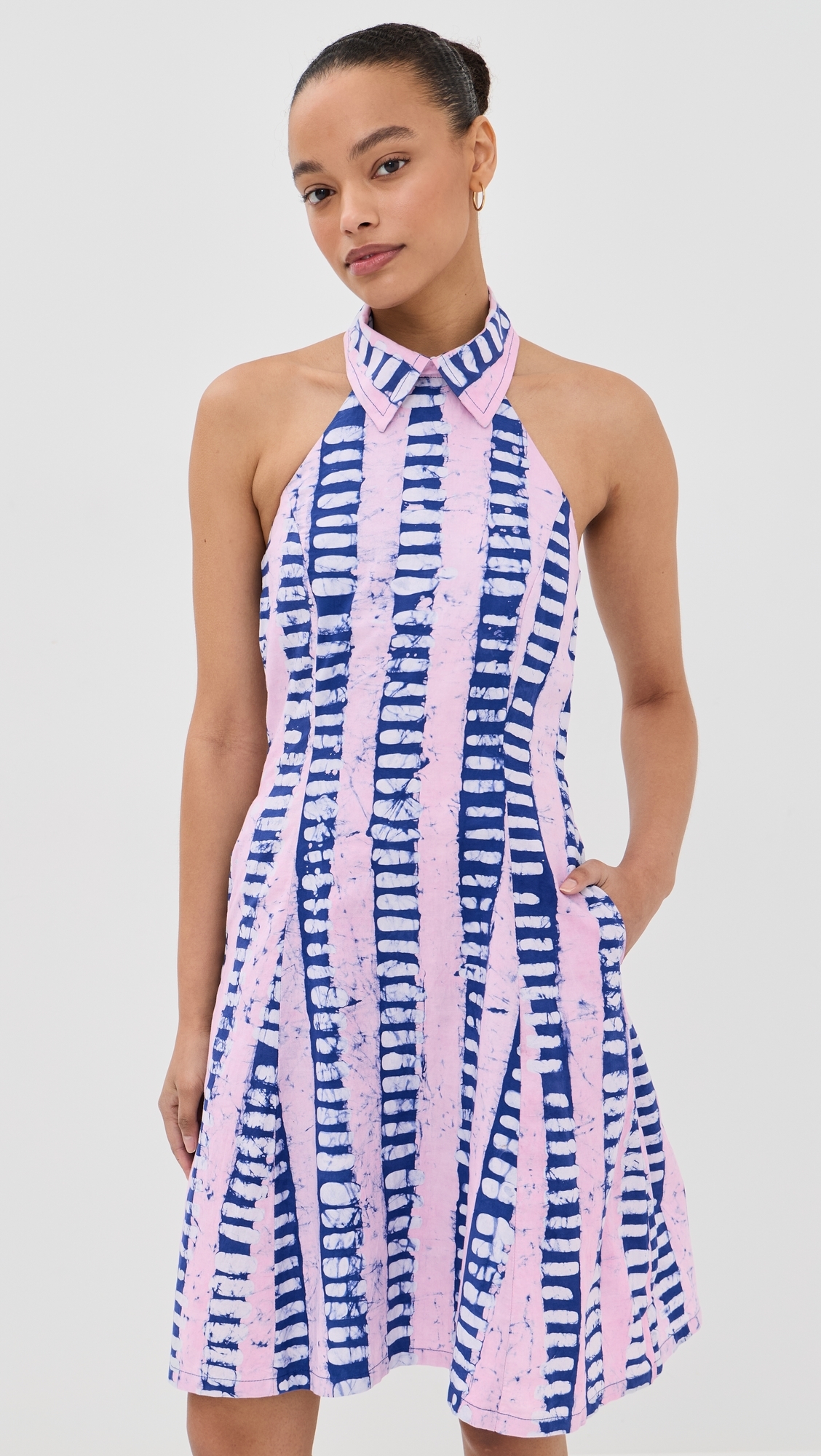Aderoju Dress Purple & Blue
