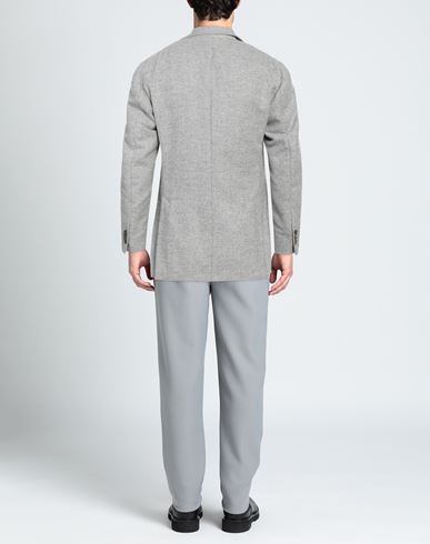 Man Blazer Light grey Size 38 Alpaca wool, Virgin Wool, Cotton, Polyamide