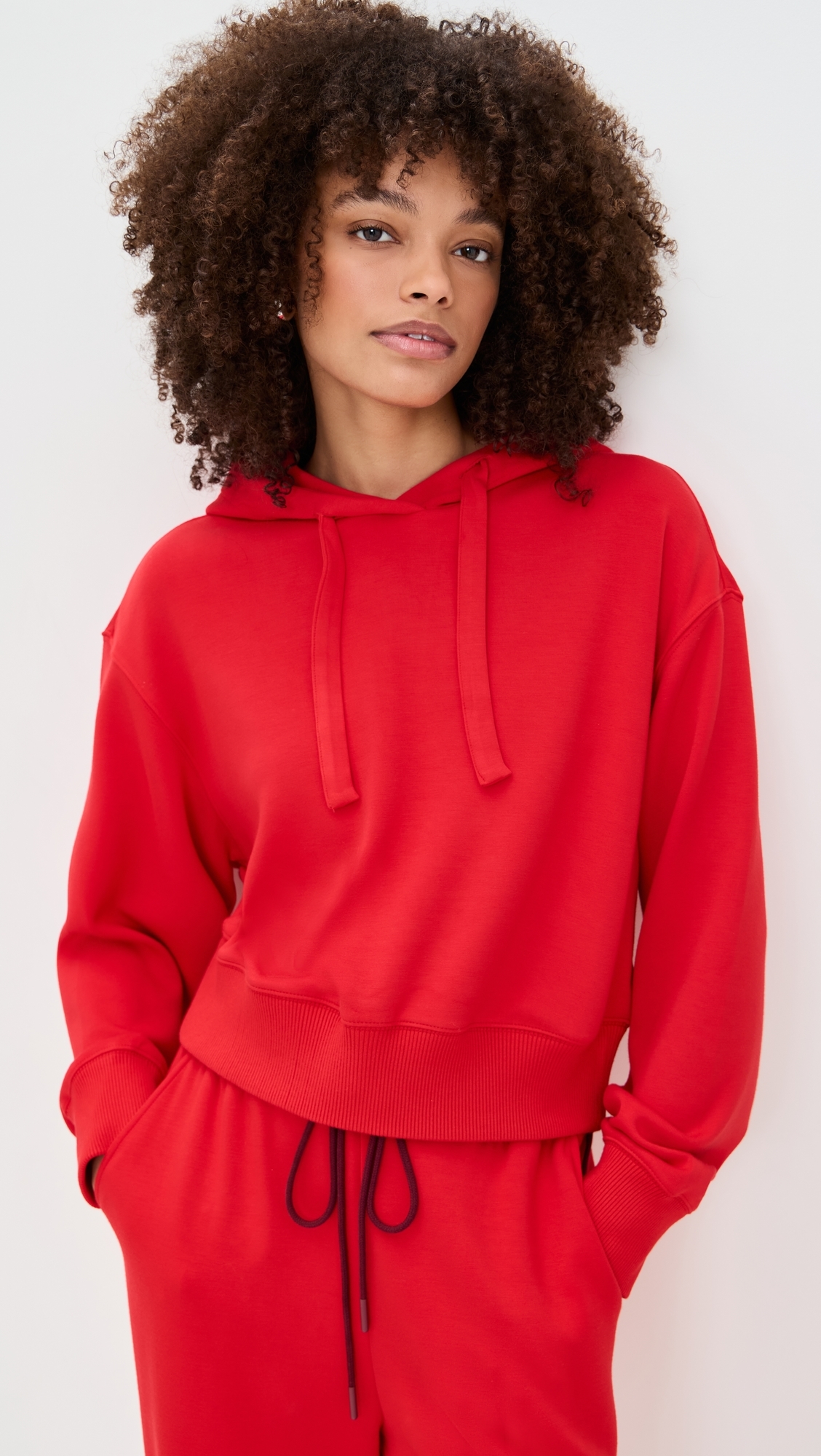 Cleo Pullover Hoodie Crimson