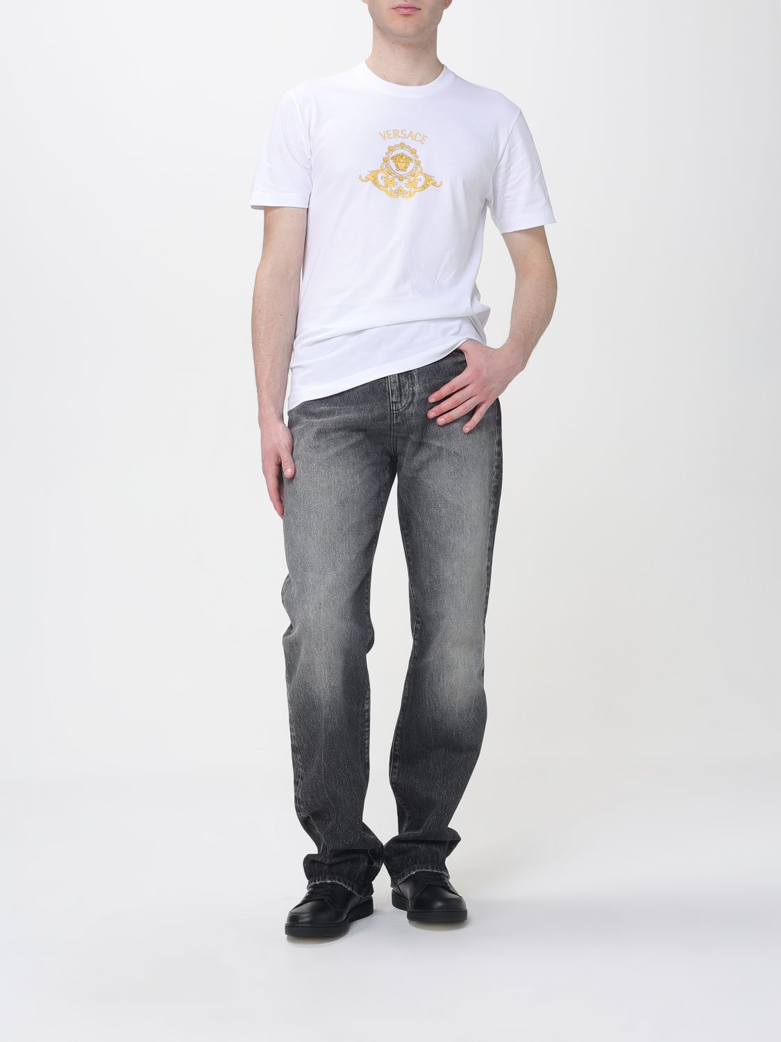 Jeans Men color Grey