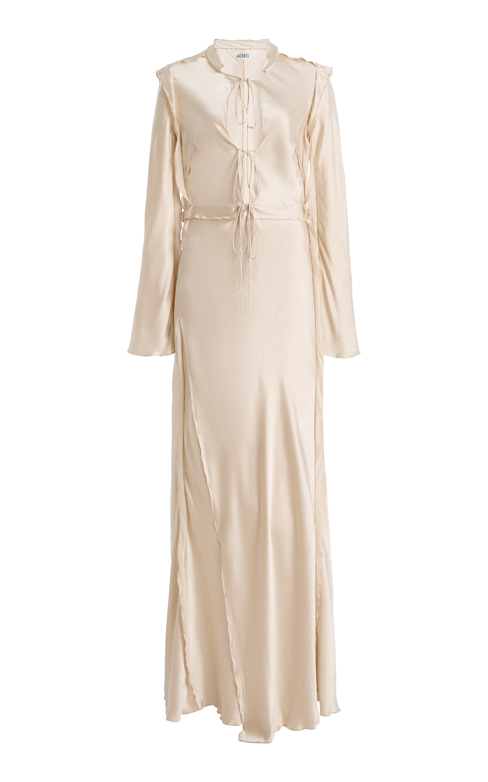 Kerry Silk-Satin Midi Dress - Moda Operandi