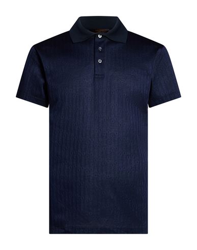 Man Polo shirt Navy Size 32 Cotton