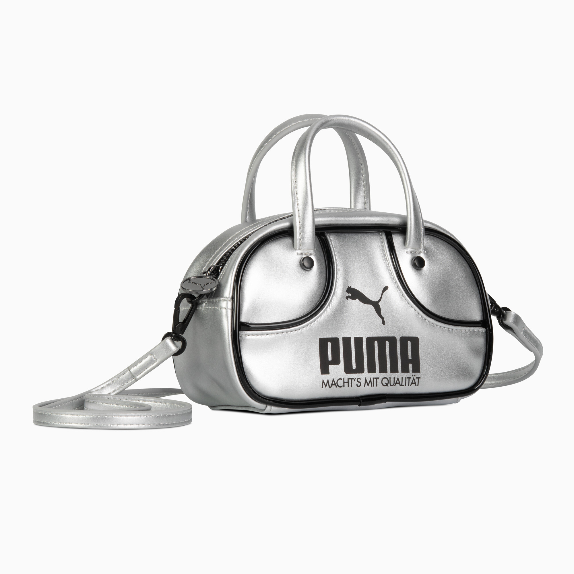 PUMA 1976 Archive Metallic Micro 2.5L Grip Bag in Grey
