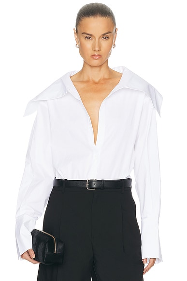 Beaufille Romi Blouse in White - White. XS also in S