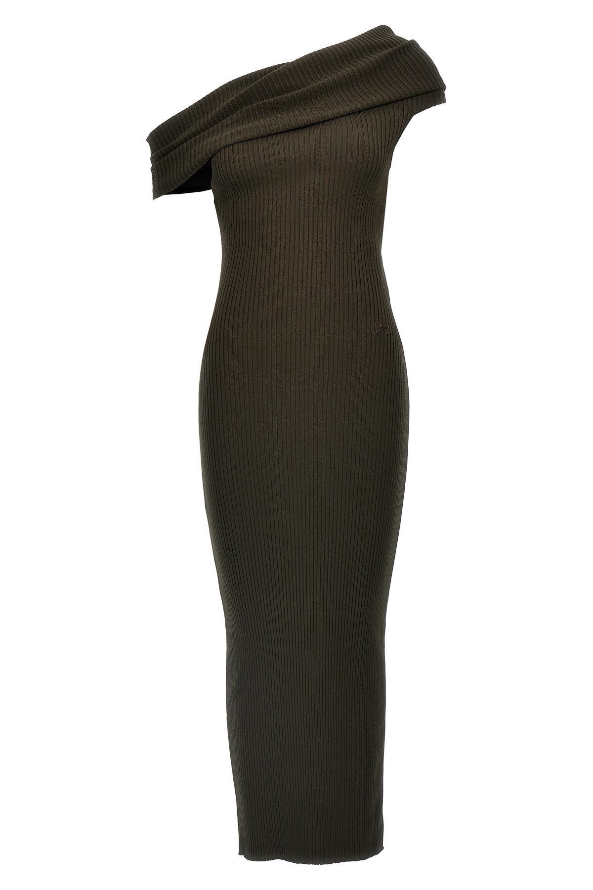 'Twist Rib Knit Long' Dress