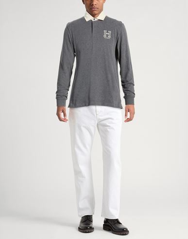 Haritage Man Polo shirt Grey Size 3XL Cotton