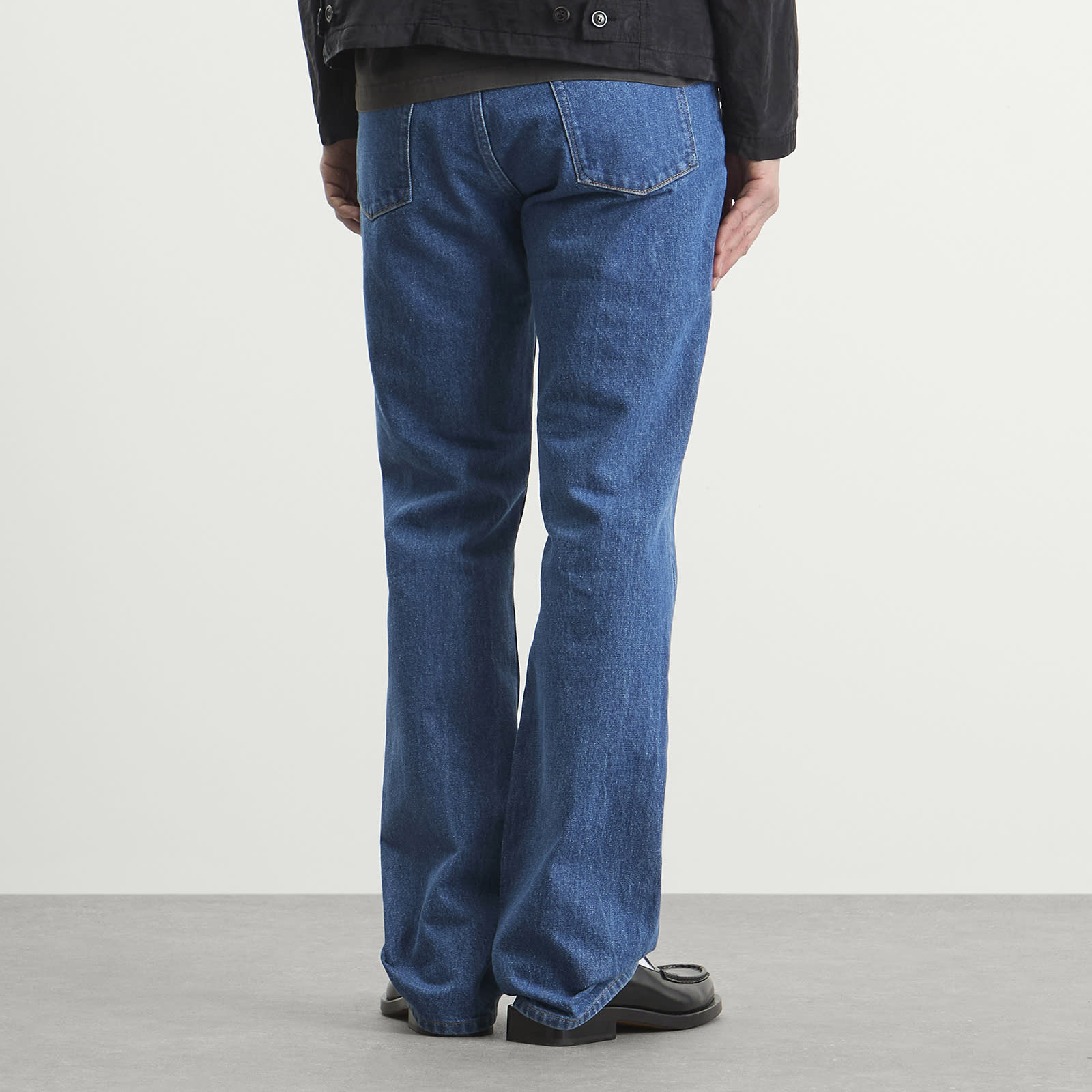 Men's Straight Cut Denim Jeans Medium Denim