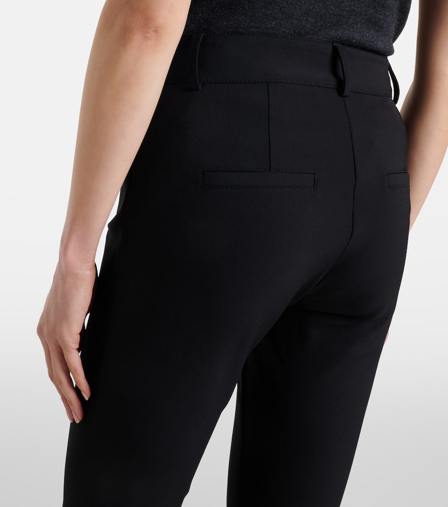 Hibiscus high-rise flared pants