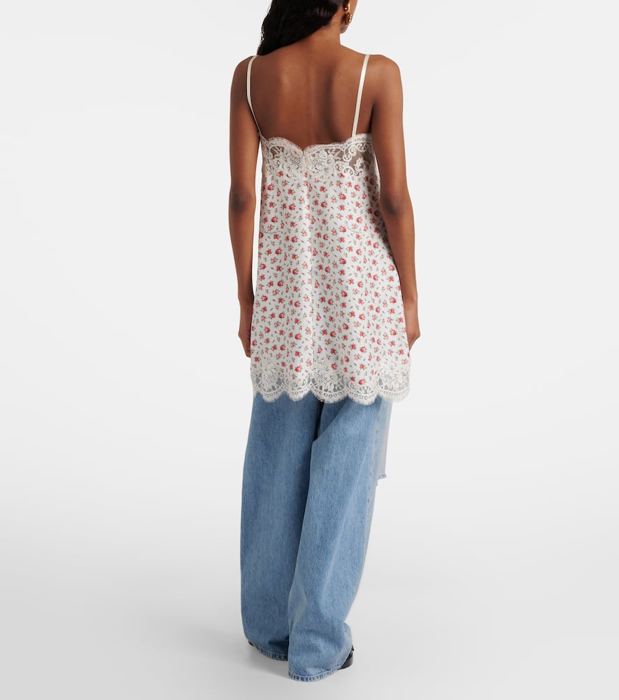 Distressed wide-leg jeans