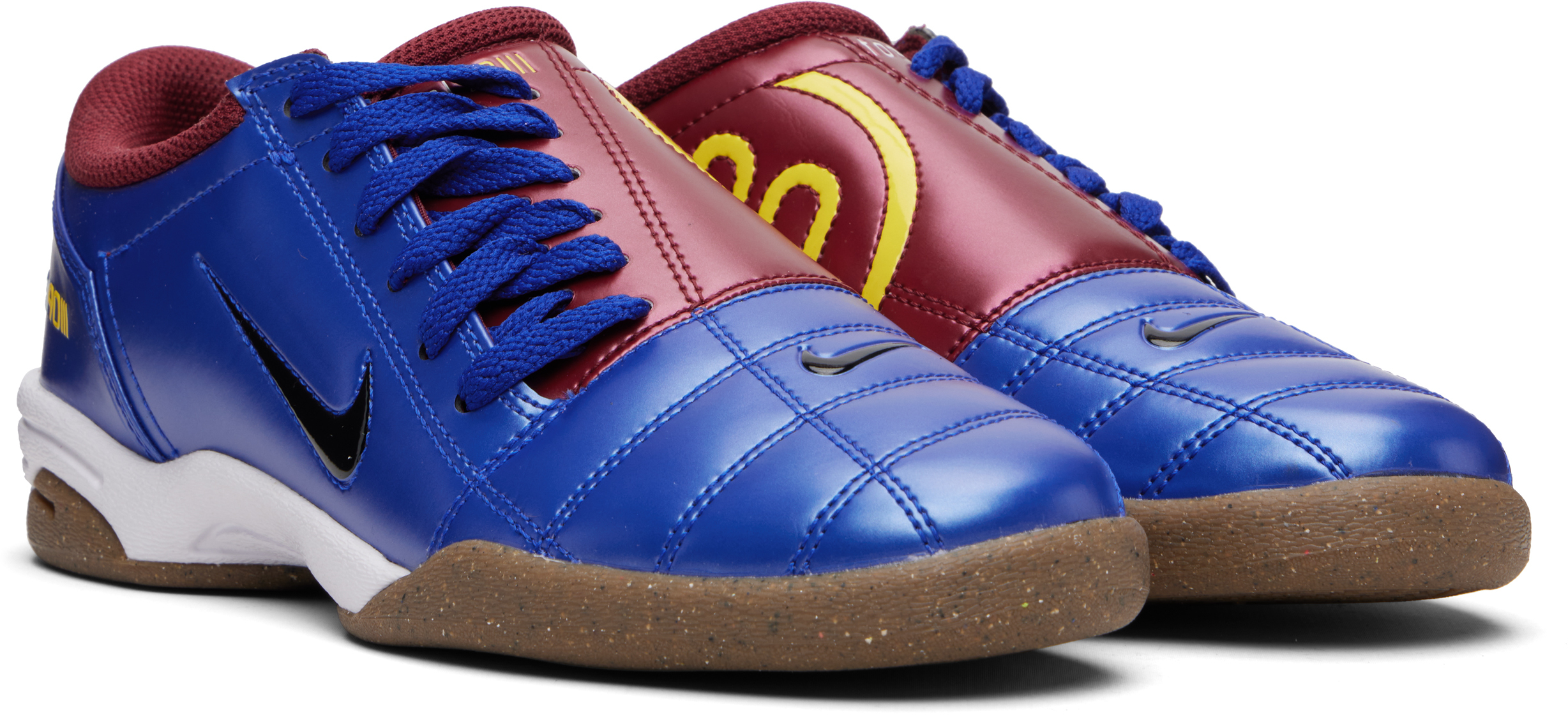 Blue & Burgundy Total 90 Sneakers