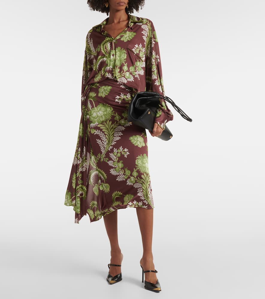 Floral oversized shirt
