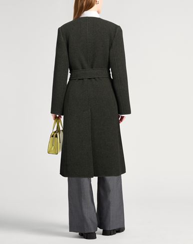 Woman Coat Military green Size 6 Wool