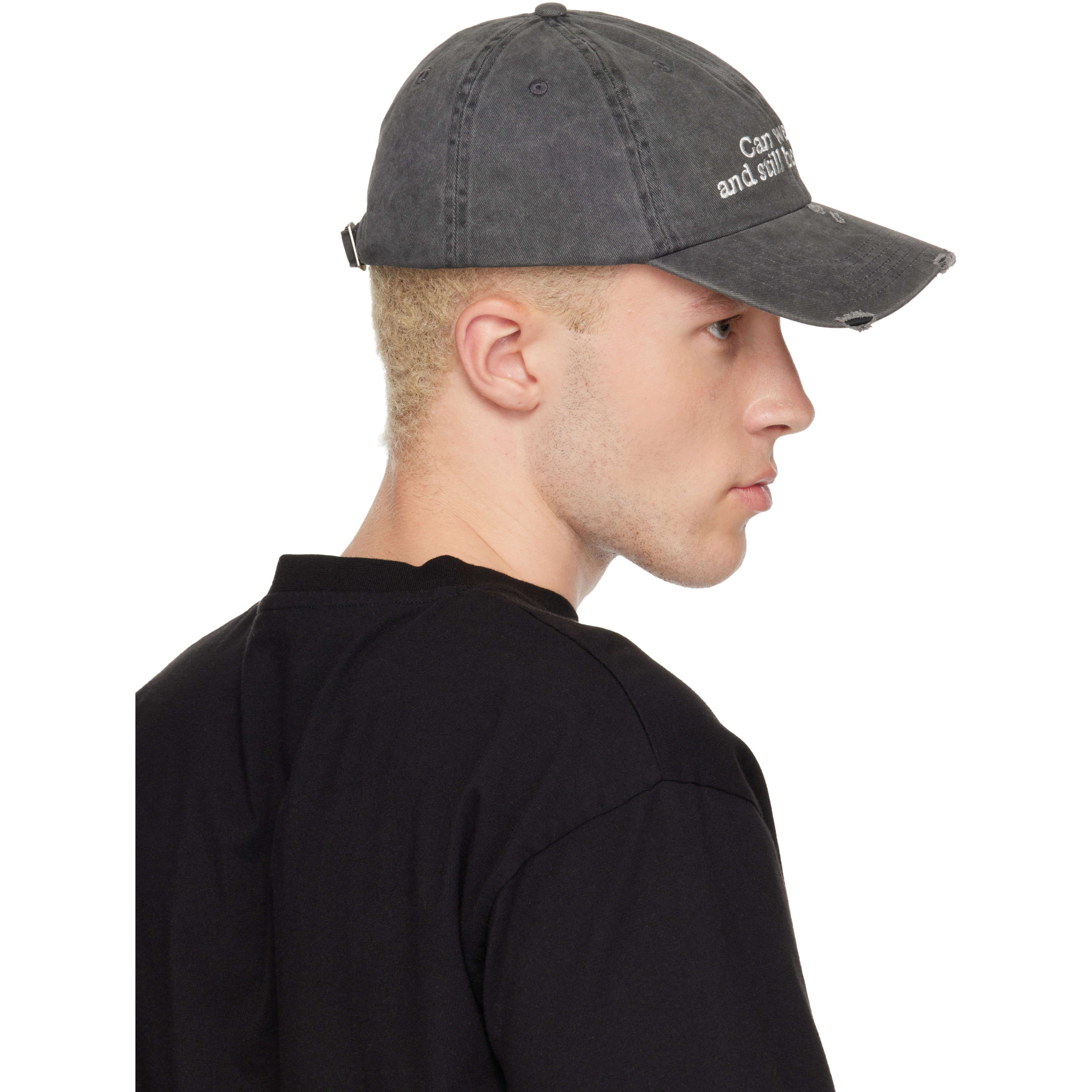 SSENSE Exclusive Black 'Still Be Friends?' Cap
