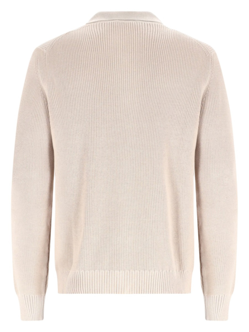 Fay - ribbed texture collared jacket for men