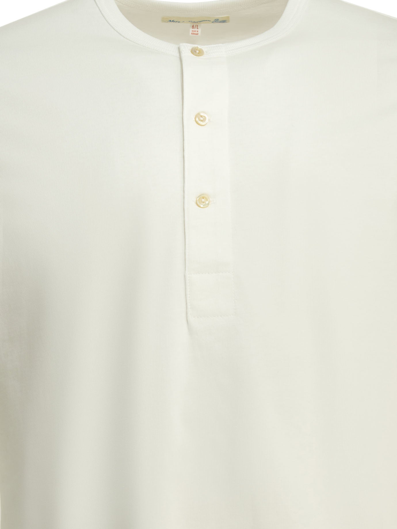 Merz B. Schwanen "103 Maco Imit" Henley T Shirt