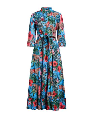 Woman Maxi dress Azure Size XS Cotton
