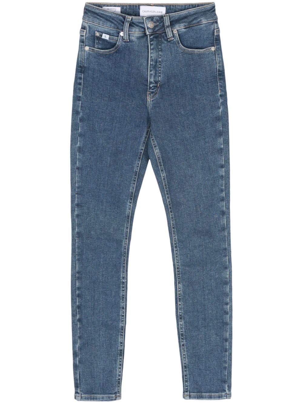 High-rise skinny jeans - Blue
