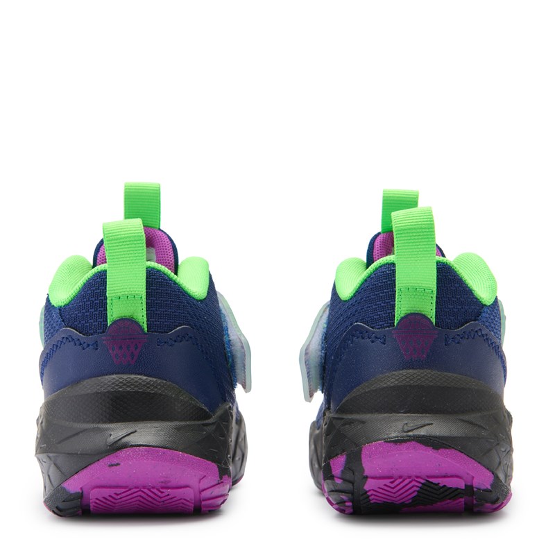 Kids' Hustle 12 Basketball Shoe Little Kid Shoes (Blue Void/Purple)
