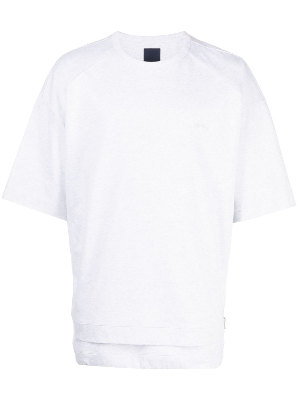 Oversized drawstring T-shirt - Grey