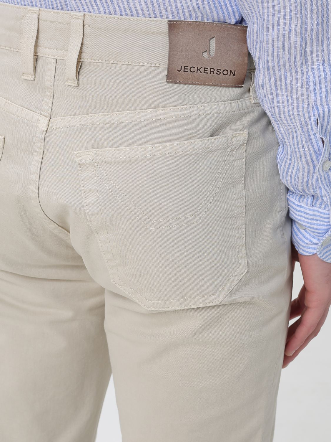 Pants Men color Military