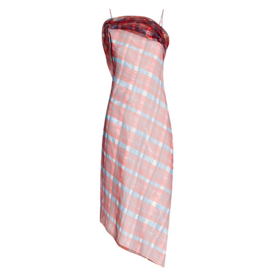 Asymmetric Organza Dress