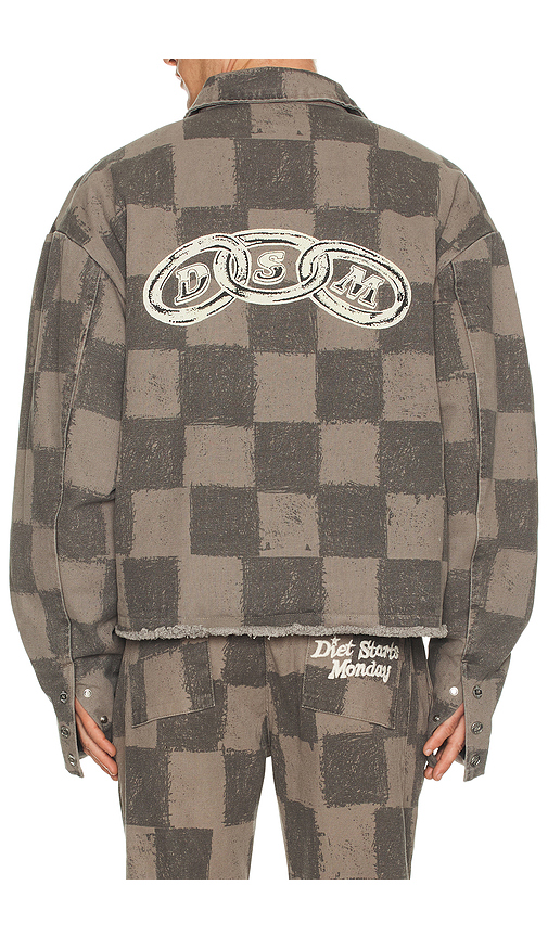 Diet Starts Monday Dylan Jacket in Grey. L. Also in M, S, XL/1X