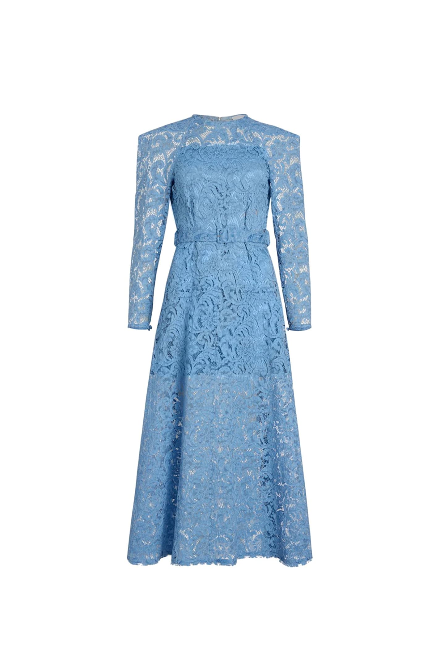 Lace maxi dress - Blue