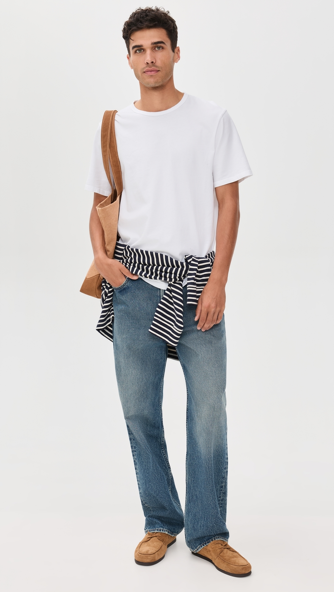 Garment Dye Short Sleeve Crew Tee Optic White