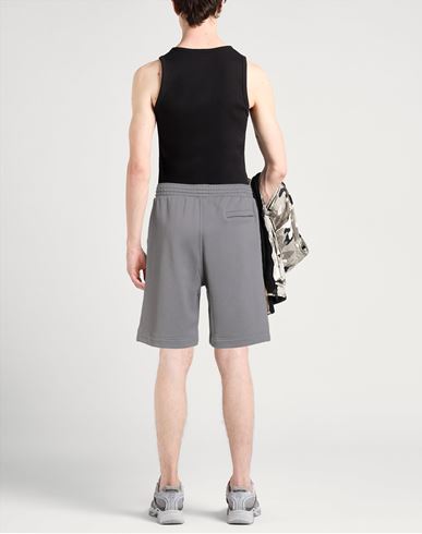 Man Shorts & Bermuda Shorts Grey Size XL Cotton