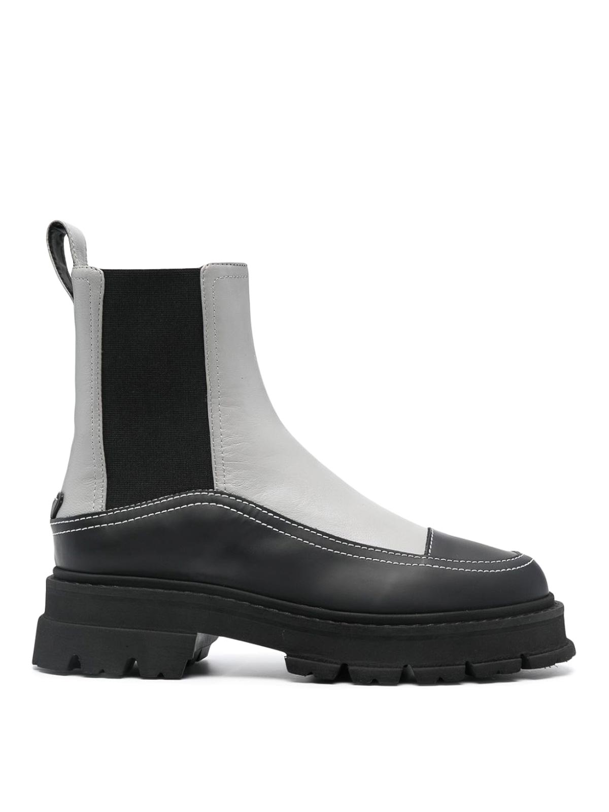 Leather chelsea boots