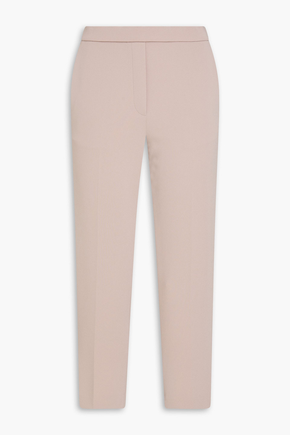 Treeca cropped crepe tapered pants - Gray - US 0