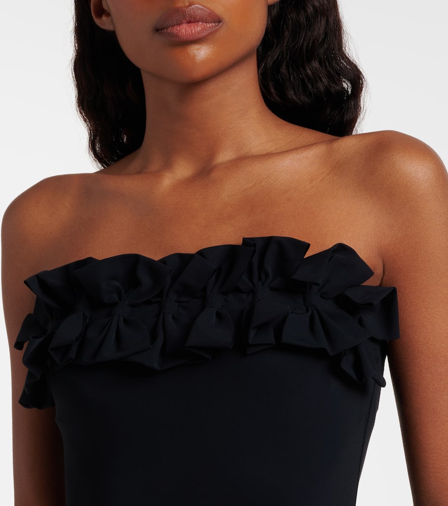 Freya bow-detail bandeau swimsuit