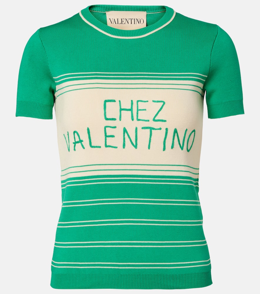 Chez striped cotton top