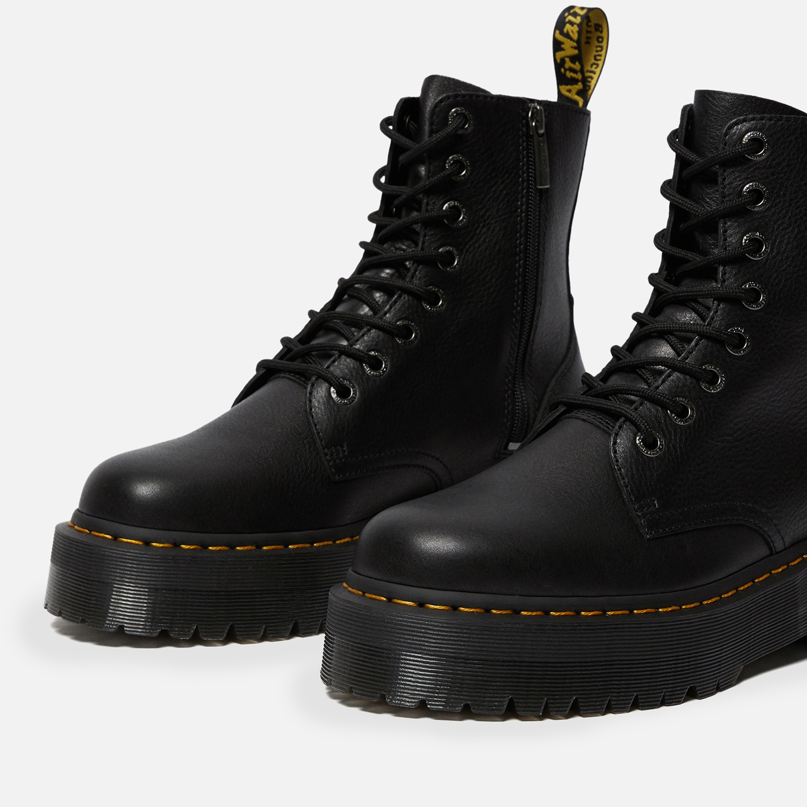 Dr. Martens Women's Jadon III Pisa Leather 8-Eye Boot