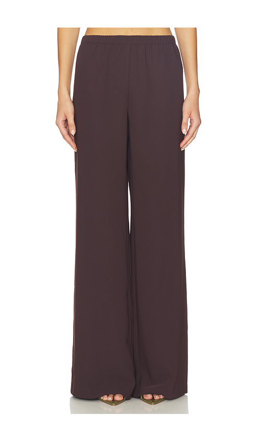 Amanda Uprichard PANTALON MARIKO en Brown. S. Also en