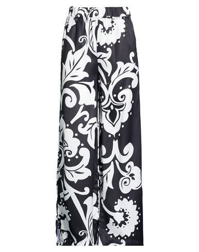 Z. o.e. Zone Of Embroidered Woman Pants Black Size M Polyester