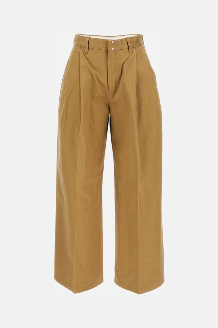 Beige Hakama Pants