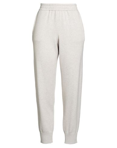 Woman Pants Light grey Size 3XL Virgin Wool, Cashmere, Silk