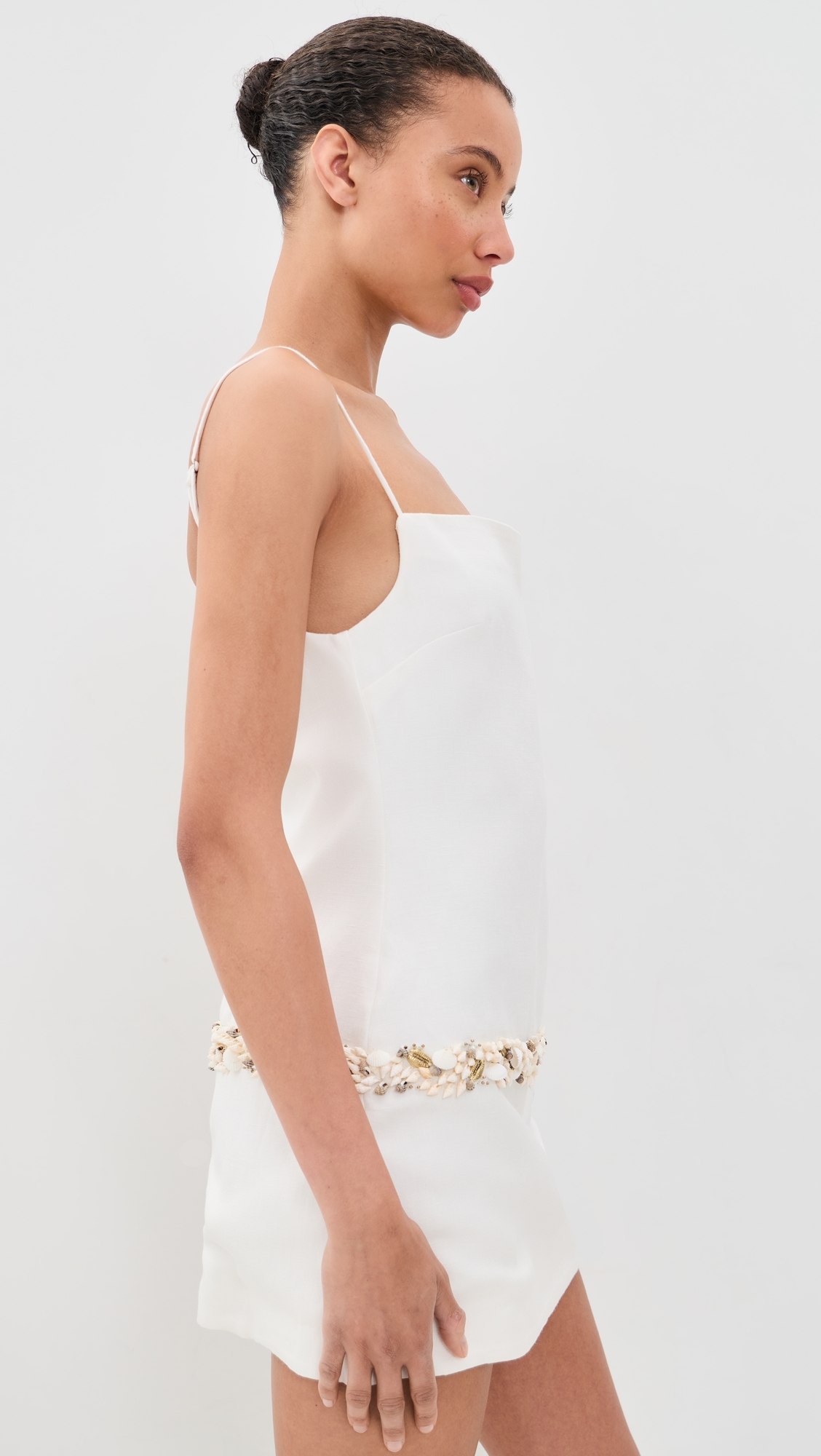 Shell Mini Dress Ivory