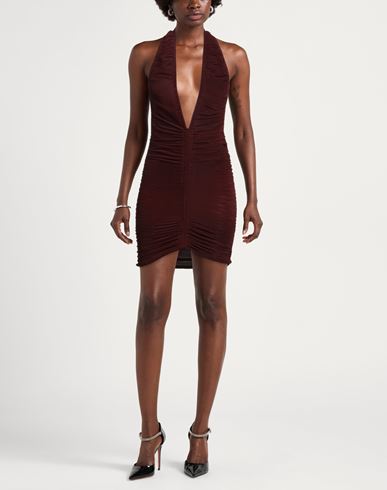 Woman Mini dress Burgundy Size 4 Polyester