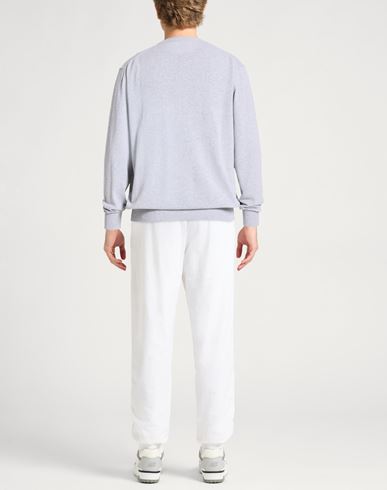 Man Sweater Light grey Size 44 Cotton