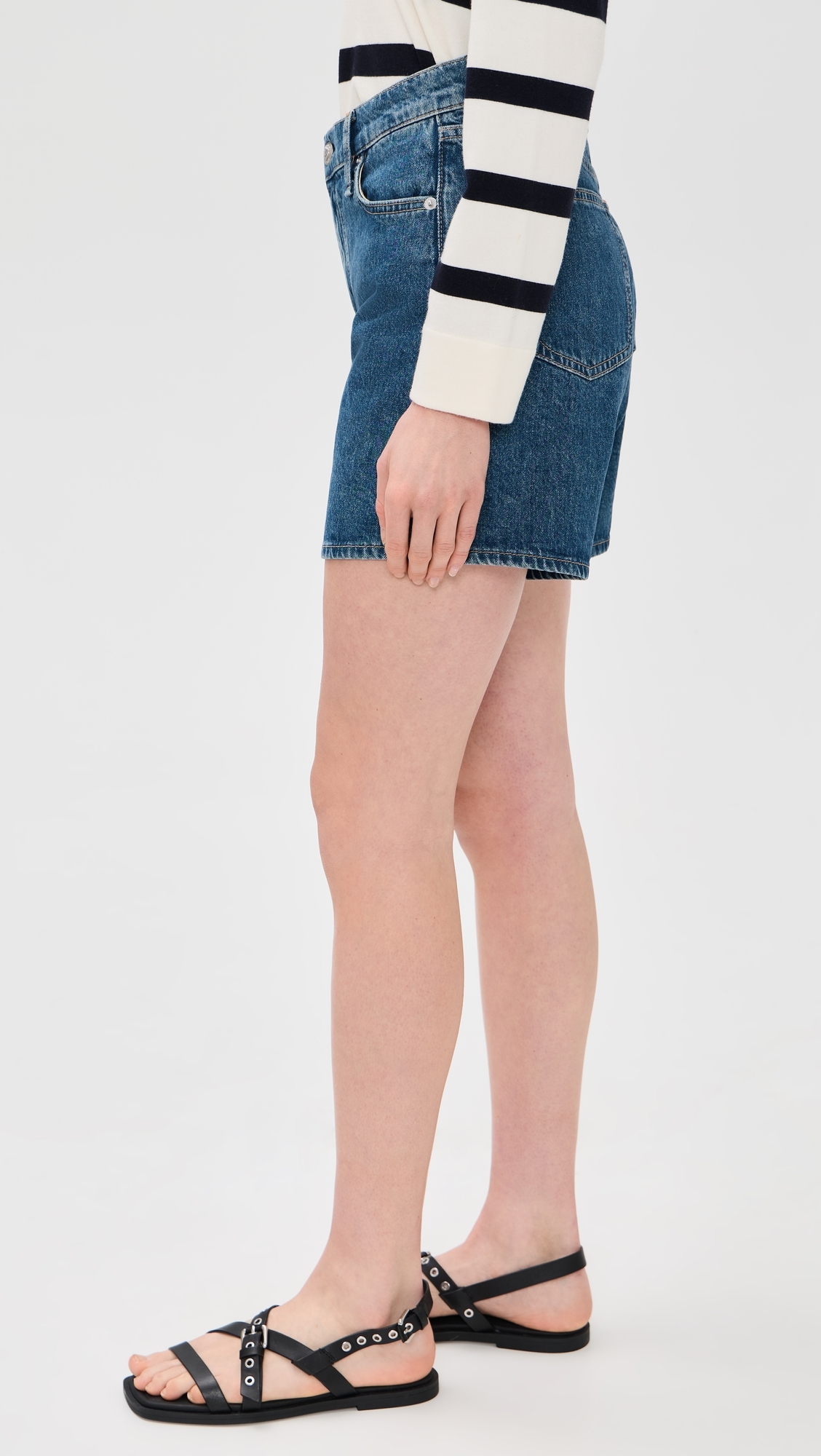 Kaia Denim Shorts Cornflower