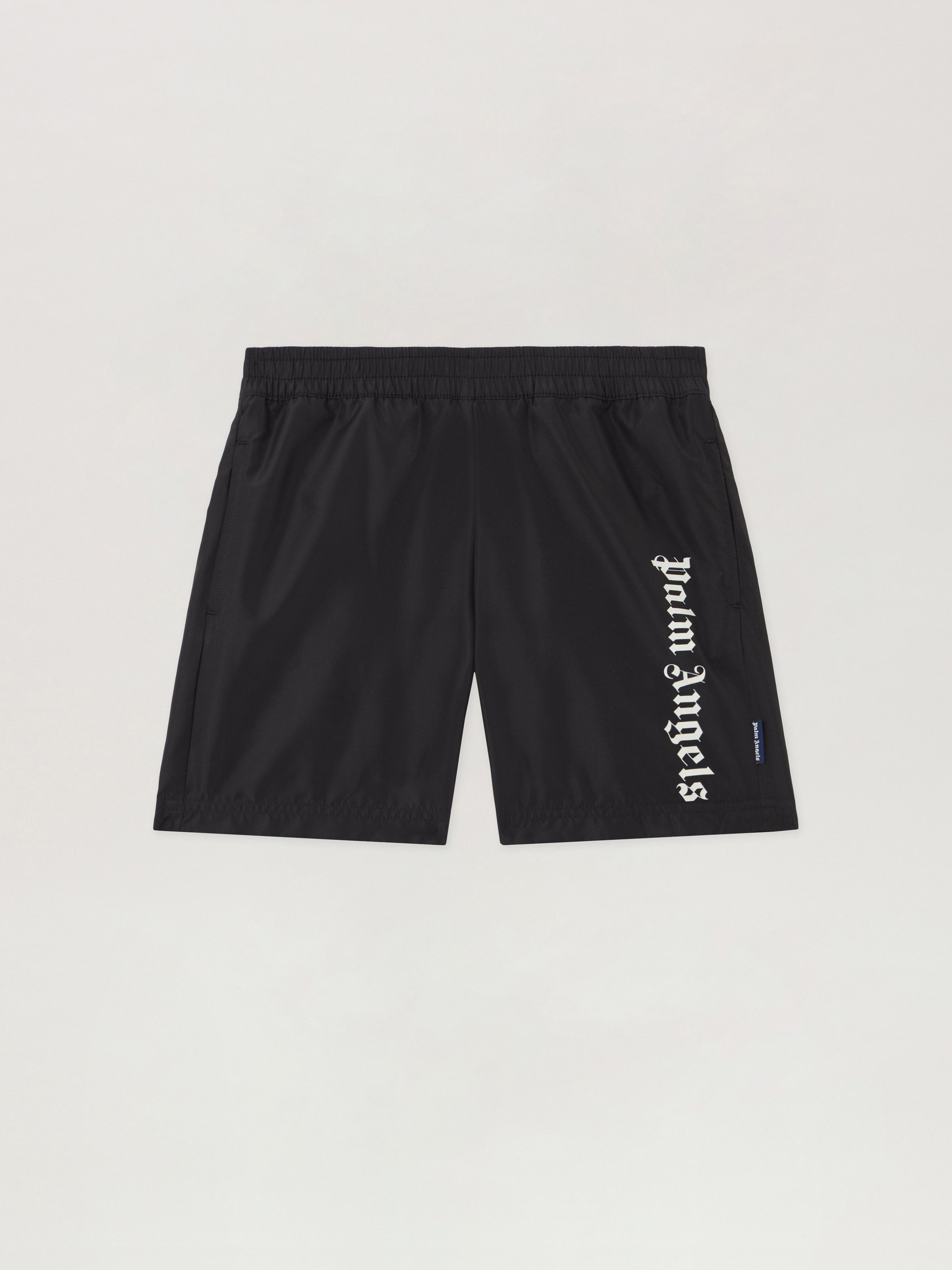 Overlogo Long Beachwear Short Kids  Nero/black