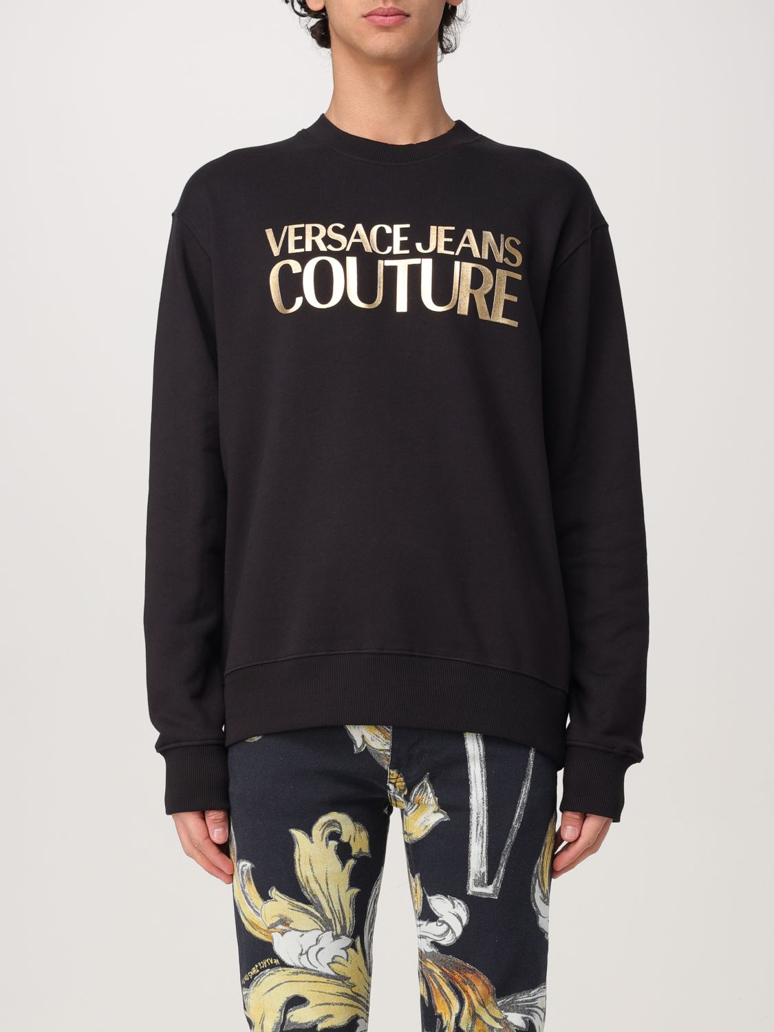 Sweatshirt Men color Black