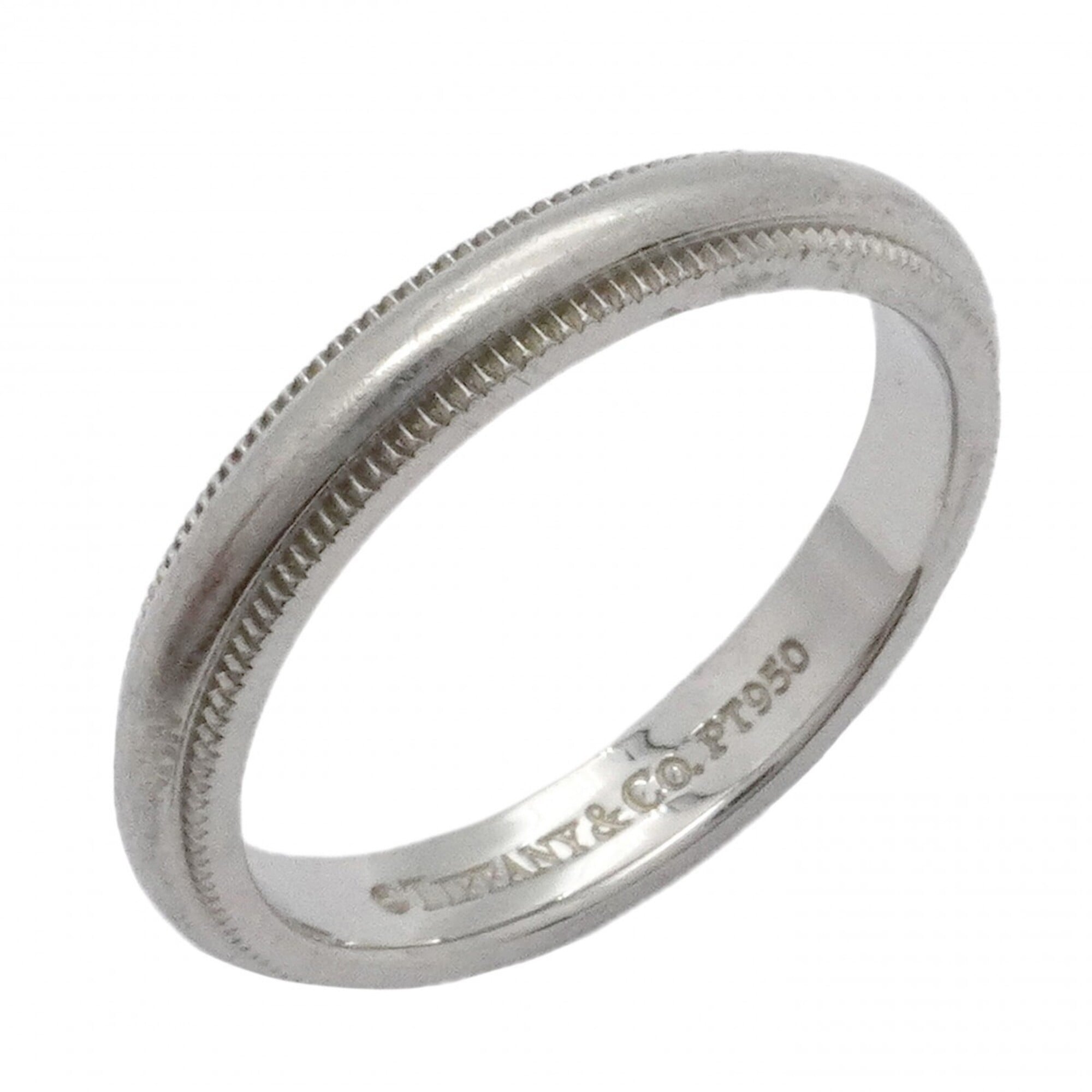 Tiffany Platinum 950 Band Ring Pre-Owned