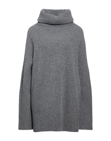Woman Turtleneck Grey Size XS Virgin Wool