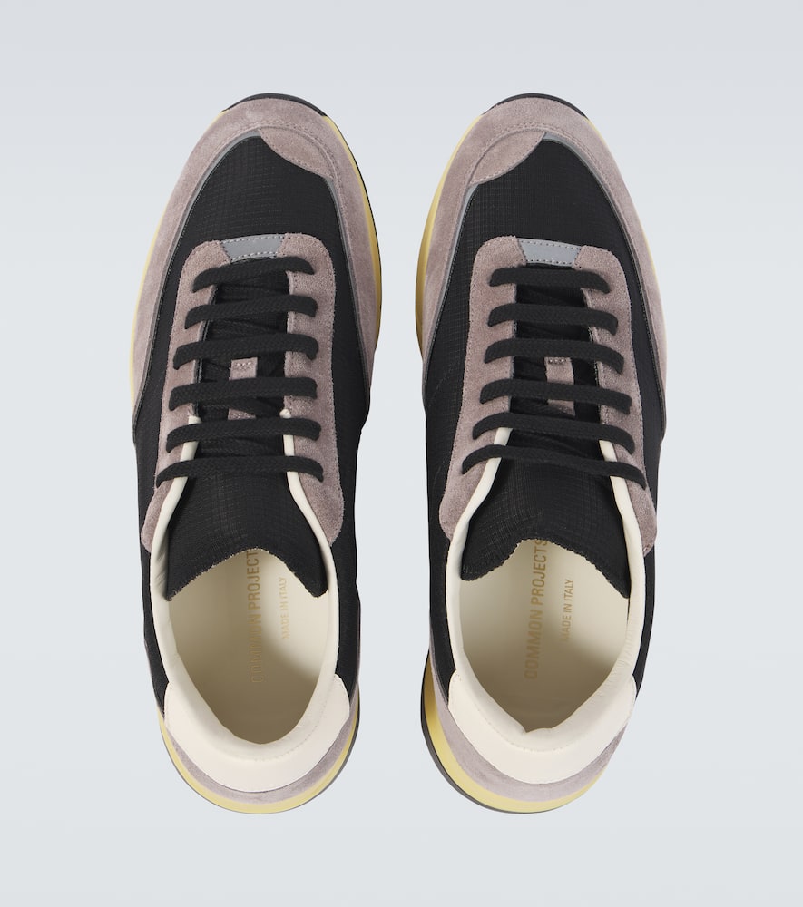 Common Projects Track Classic suede-trimmed sneakers