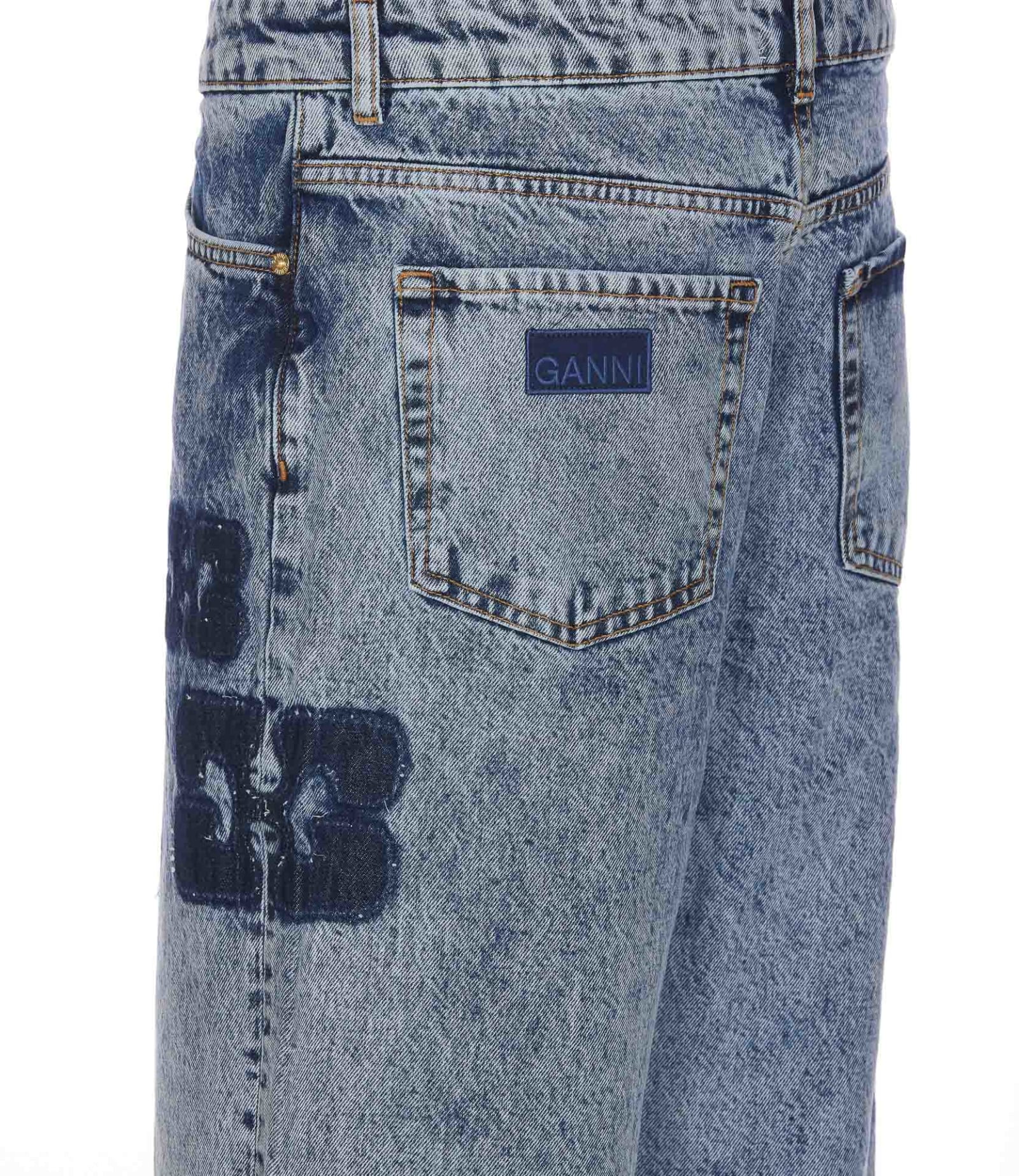 Izey Patch Logo Denim Jeans