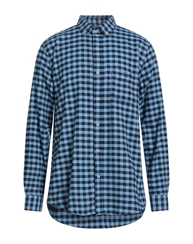 Man Shirt Light blue Size L Cotton