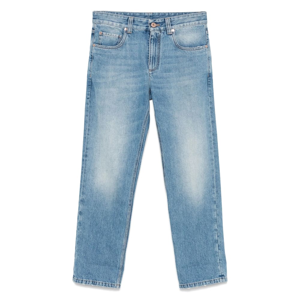 Brunello Cucinelli - Denim Straight-Leg Jeans
